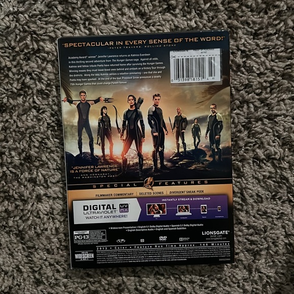 The Hunger Games - Catching Fire DVD - Picture 2 of 3